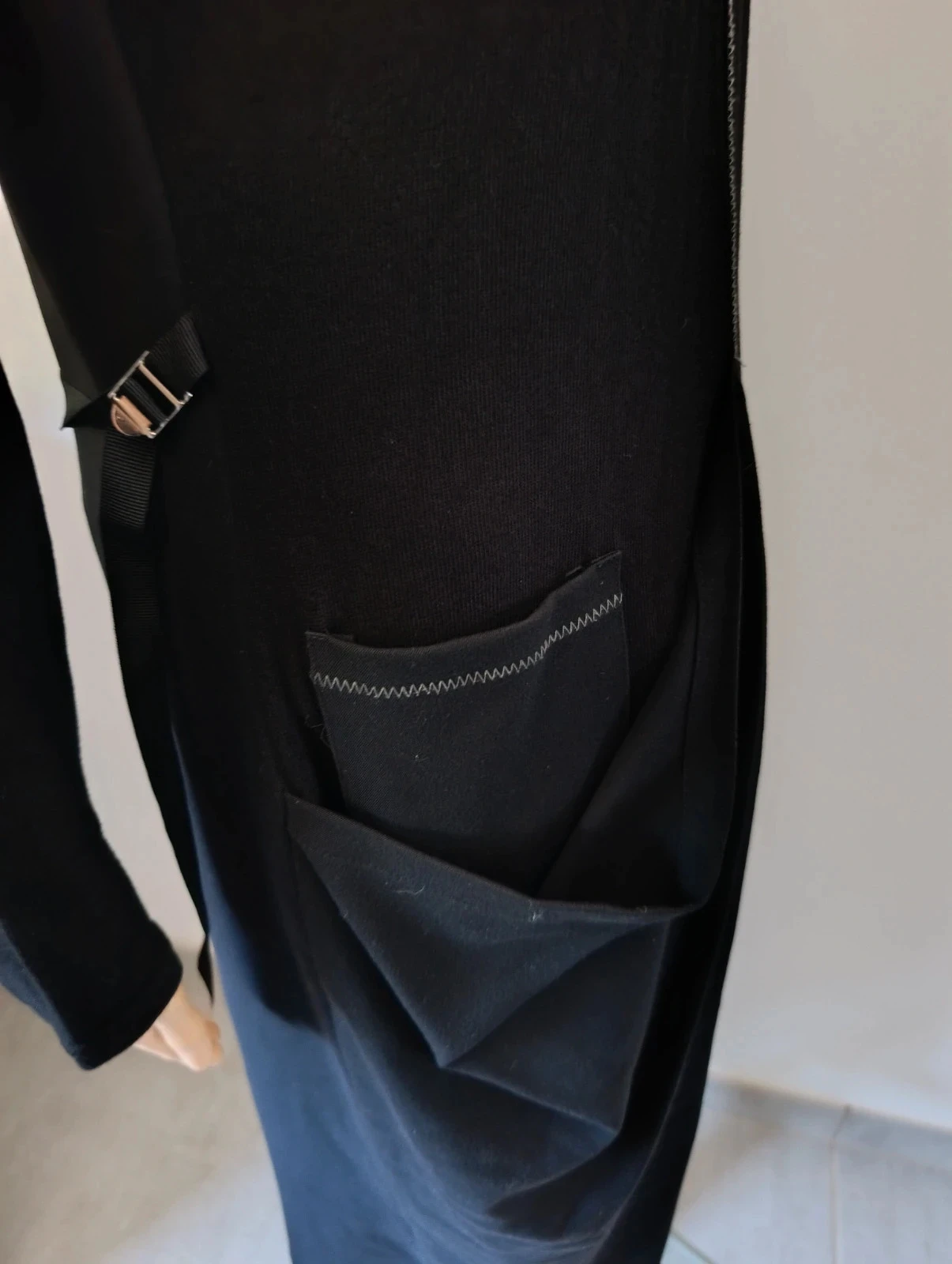 Vestido largo DECA Paris Carla negro – Talla 1 – Fabricado en Francia – photo 11